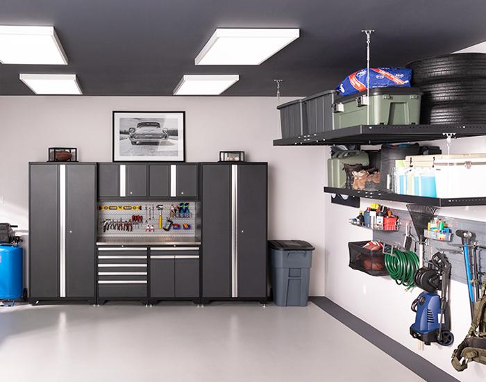 Garage wall storage